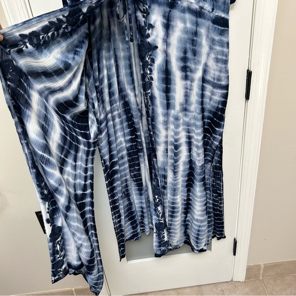 Torrid Blue Gauze Cover Up, 1X/2X Plus - Picture 6 of 15